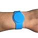 RFID Bracelet 13.56MHZ M1 1K chip,Adjustable Size Waterproof use for Swimming Pool (Pack of 5) (Blue)
