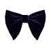 Lovacely Men's Velvet Vintage Bow Tie Tuxedo Big Bowtie RB002-Mix3-2 Black,Burgundy,Navy Blue