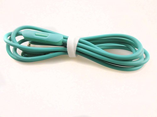 OFC Replacement Inline Remote and Mic Extension Audio Cable Cord for Monster Beats by Dr Dre Solo Solo HD Studio Wireless Pro Detox Mixr Executive Pill Headphones (Green)