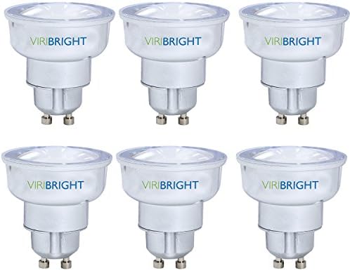 Viribright LED Light Bulbs, 35W Replacement, MR16 LED Light Bulb (6 Pack), Dimmable, GU10 Base, 4000K Cool White, 90+ CRI, 310+ Lumens