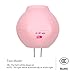 MOMAX LED Night Light for Kids,Cute Pig Kids Baby Night Light Nursery Bedside Lamp for Breastfeeding,Timer Setting,Dual USB Port,Soft Eye Caring,Automatic Bright Color Adjust for Bedroom Hallway(Pink)
