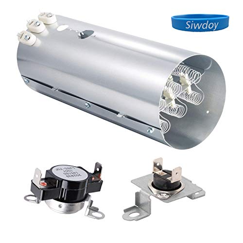 Siwdoy 134792700 Dryer Heating Element, 137032600 Thermal Limiter and 3204267 Thermostat for Electrolux Frigidaire PS2349309 AP4368653 AP4368739 PS2349395 AP213147