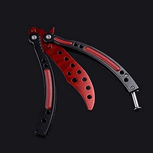 DTL New CSGO Tactical Combat Trainer Practice Knife Balisong Blunt Butterfly Knife