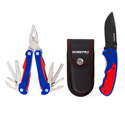 3PC Outdoor Multi Tool Pliers Knife Portable Pocket Foldaway Camping Kit