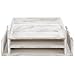 MyGift 3-Tier Shabby Whitewashed Wood Office Desktop Document Tray & Mail Sorter