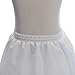 Remedios Kids Petticoat Crinoline for Flower Girl Wedding Underskirt Slip White Skirt