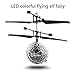 OCDAY Flying Ball, RC Flying Toy, Kid Toys, Infrared Induction Helicopter Drone with Colorful Shinning LED Light and Remote Controller for Kids, Indoor and Outdoor Games 