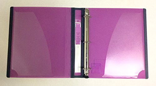 Staples Glitter Better Binder 1 INCH (purple)