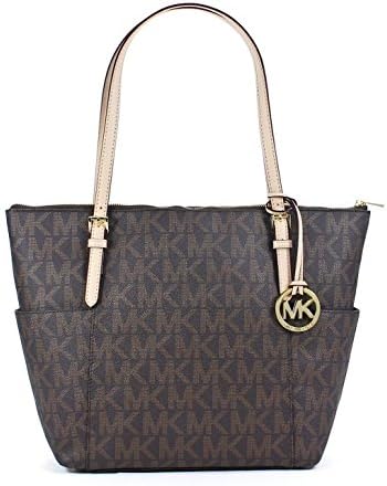 MICHAEL Michael Kors East West TZ Tote MK Signature PVC
