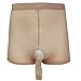 YiZYiF Men's Sexy Seamless Women's Sheer Transparent Thin Underwear Stockings