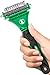 Dematting Tool for Dogs and Cats | Double Sided Pet Grooming Rake Brush with Small Blades | Mat Remover Comb for Knots, Tangles and Mats | Undercoat Shedding Brushes for Long Fur Hair Pets