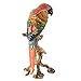 Jiaheyou Macaw Parrot Trinket Box Enameled Hinged Jewelry Box Metal Ornament Gifts Bird Figurine Tabletop