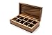 Ironwood Gourmet Rectangular Vauxhall Double Tea Box, Acacia Wood,Brown, 10 Compartment