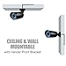 Night Owl Security Indoor/Outdoor, 720p HD Bullet Cameras with 100' of Night Vision, Black (CAM-2PK-AHD7)