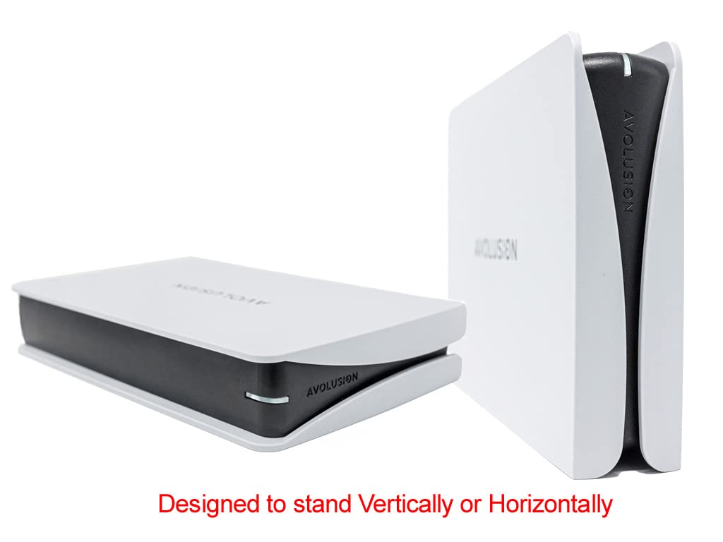 Avolusion PRO-5Y Series 10TB USB 3.0 External Hard Drive for WindowsOS Desktop PC/Laptop (White) - 2 Year Warranty