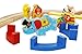 Wooden Train Set Toy Magnetic Trains Cars & Accessories for Toddlers & Kids 3+ Circus Train Set