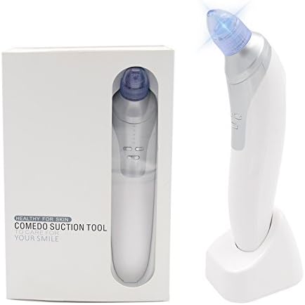 Blackhead Removal Pore Cleanser - MiniTeasure Vacuum Extraction Facial Pore Cleanser Blackhead Acne Comedone Suction Remover Tool 4 IN 1 Suit Deep Skin Peeling Machine