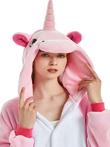 Adult Onesie Unicorn for Women Men Pajamas Animal Cosplay Christmas Halloween Costume