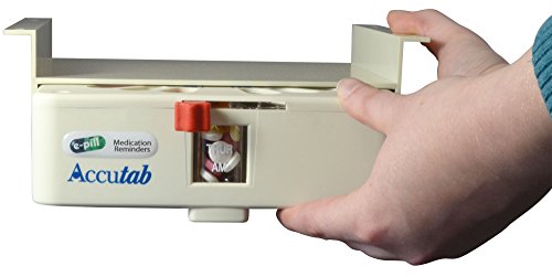 e-Pill Accutab Weekly Pill Dispenser - Large Capacity, 3 Times Daily Pill Organizer