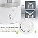 OXA 4L Large Capacity Cool Mist Humidifier Whisper-Quiet, Ultrasonic Air Humidifiers for Bedroom Baby Room Home Office, Two 360° Rotatable Mist Outlets, Waterless Automatic Shut-Off (Gray)