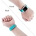 Wepro Bands Compatible with Fitbit Versa/Fitbit Versa 2/Fitbit Versa Lite SE SmartWatch for Women Men, Sports Replacement Wristband Strap for Fitbit Versa Watch, Large, 3 Pack, Periwinkle, Teal, Plum