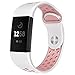 NO1seller Top Bands Compatible for Fitbit Charge 3 Small Large, Soft Silicone Sport Strap with Air Holes Replacement Wristband for Fitbit Charge 3 and Charge 3 SE Fitness Tracker