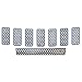 Ferreus Industries Polished Stainless Diamond Mesh Grille Grill Insert Trim fits: 2011-2013 Jeep Grand Cherokee TRK-142-04