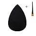 Yoyorule 1PC Water Droplets Soft Beauty Makeup Sponge (1PC Black+Brush)
