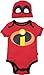 Disney Incredibles Newborn Baby Boys Bodysuit and Hat Set 3-6 Months