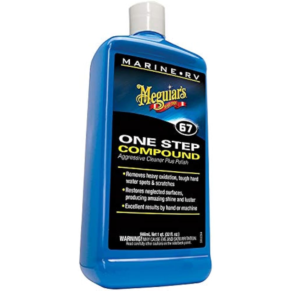 Oxidation Removal Marine Rv One Step Compound Fiberglass Cleaner Polish 32 Oz eBay