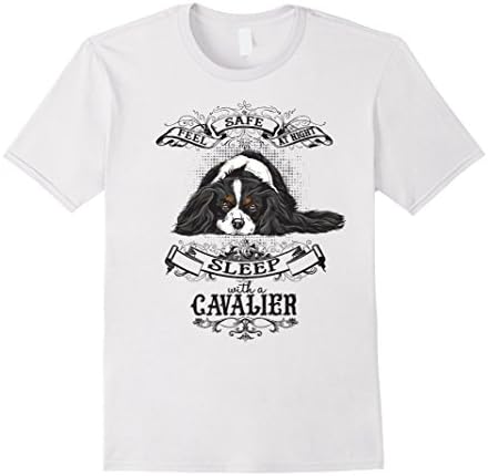 Men's Cavalier King Charles Spaniel T-Shirt Large White