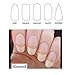 MAKARTT Zebra Nail File Washable Double Sided Emery Board 10 Pieces 100 180 Grit