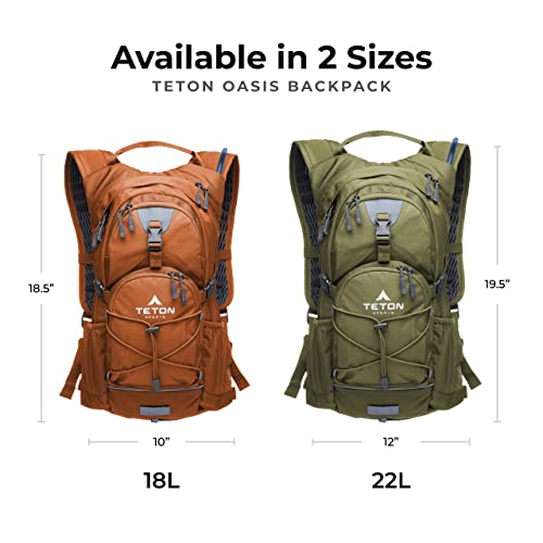 Amazon Teton Sports Oasis 1100 Hydration Backpack Sports Backpack