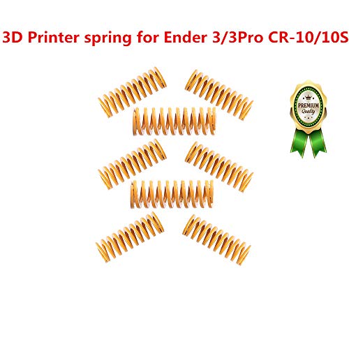 HICTOP 3D Printer Motherboard Accessories 0.31 in OD 0.78 in Length Compression Springs Light Load for Creality CR-10 10S S4 Ender 3 Heatbed Springs Bottom Connect Leveling - (Pack of 8)