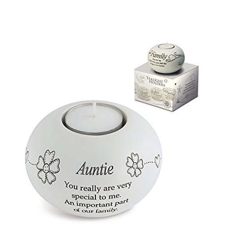 Said with Sentiment 7328 Sentiment Tealight Holder Auntie