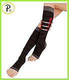 Presadee Women's Overnight 23-32 mmHg Compression Prevent Varicose Veins Boost Circulation Shin Calf Recovery Socks