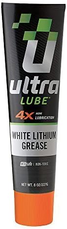 White Lithium Grease, Tube, 8 Oz, Cream by Ultralube