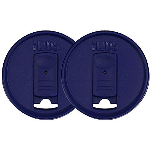 iLids Mason Jar Drink Lid, Wide Mouth, Cobalt, 2Pack Pricepulse