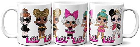 LOL Surprise Dolls Coffee/Tea Mug Cup Gift Birthday Present L.O.L. 11oz White Gloss