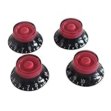 Milisten 4pcs Guitar Knob Volume Tone Control Knobs