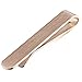 HAWSON Rose Gold Tie Clips for Men Skinny 1.5 Inch Slim Tie Bar Slide for Necktie Accessories Gentlemen Wedding Business Gift