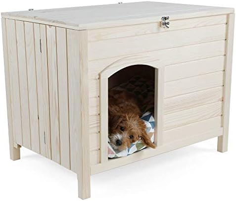 Amazon Petsfit 犬小屋 組み立て不要 猫小屋 天然木 杉 小屋 犬舎 猫舎 木製ゲージ 小型犬 中型犬 すのこ おしゃれ 収納便利 Petsfit 犬小屋 ケージ 通販
