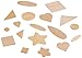 Darice Unfinished Wood Shape Assortment (1,000pc) – Includes Squares, Triangles, Circles, Hearts, Stars and Oblongs – Great for Teachers – Ready to Decorate – Measure 1”-1.5” Each
