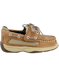 Sperry baby boys Lanyard a/C Boat Shoe, Dark Tan, 11.5 Little Kid US