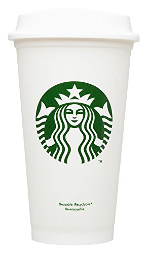 image for Starbucks Travel Coffee Reusable Recyclable Cups With Lids, Sleeves, V