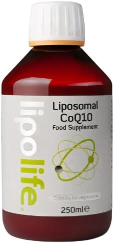 lipolife liposomal COQ10/ Co-Enzyme Q10 (Ubiquinone), 250 ml (Pack of 1)