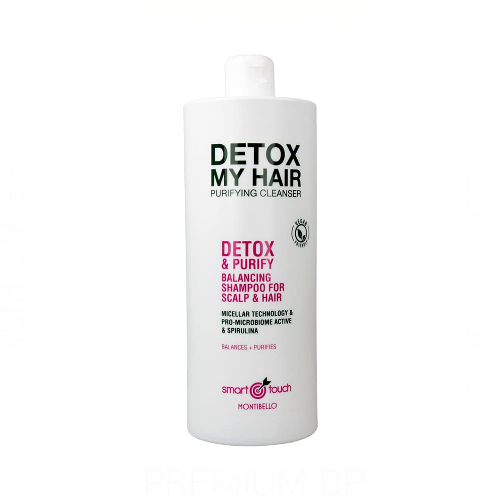 MONTIBELLO Detox My Hair Purifyng Cleanser Shampoo 1000 ml - Smart Touch Detox & Purify Shampoo
