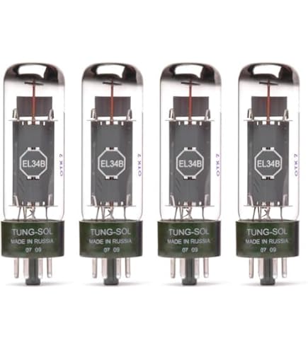 Amazon.com: Svetlana EL34, Matched Quad (4 tubes) : Musical