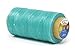 Flat Waxed Thread for Leather Sewing - Leather Thread Wax String Polyester Cord for Leather Craft Stitching Bookbinding by Mandala Crafts 150D 0.8mm 273 Yards Aquamarine