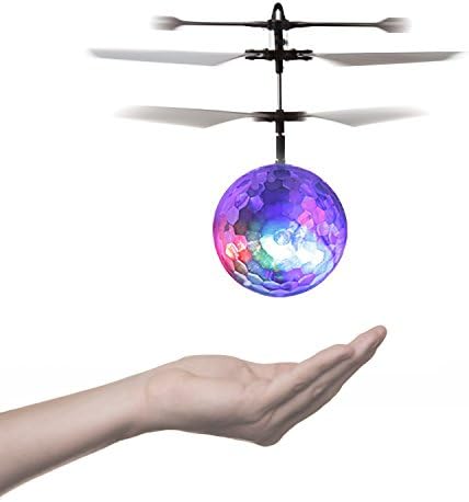 RC Flying Ball Toy, Goldlion66 Infrared Induction Helicopter Built-in LED Shinning Lighting for Kid's Gift